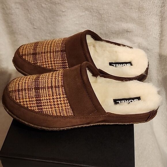 Sorel men's Falcon Ridge ll Scruff slippers size 8 NIB - Picture 2 of 6